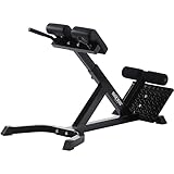 MAXXUS Hyperextension Rückentrainer - Verstellbar, bis 150/180 kg, mit Beinfixierung, Haltegriffen...