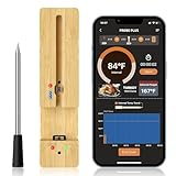 Smarte Fleischthermometer der Generation,Kabelloses Smart Fleischthermometer 100m Bluetooth...