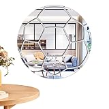 Acryl-Spiegel-Wandtattoo, Fußball-Wandaufkleber Acryl-Spiegelaufkleber, Selbstklebende...