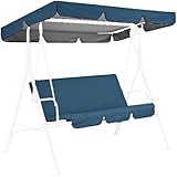 Verstellbarer Gartenschaukel mit abnehmbarem Kissen, für den Außenbereich, Terrasse, Schaukelbank...
