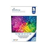 MediaRange DIN A4 Fotopapier für Tintenstrahldrucker, matt, 105g, 100 Blatt MRINK116
