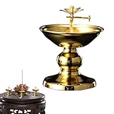 Butterlamp Vintage-Teelichthalter, spirituelle dekorative Lampe | Religiöses Altar-Öllicht für...