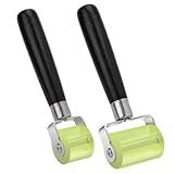 2 Stück Andrückroller, Andrückwalze, Handdruck Roller, Silikon Rolle Hitzebeständig, Gummi...