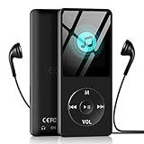 MP3 Player Bluetooth Sport, 32GB Tragbarer HiFi-Sound MP3/MP4 Musik-Player zum Laufen mit FM Radio,...