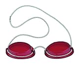 Solarium Schutzbrille rot UV Brille Solariumbrille mit Gummizug, 600015-rot