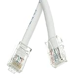 CAT6, UTP, Bootless, Weiß, 30 cm