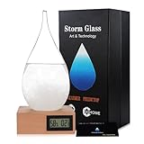 Sturmglas, Mode Kreative Wassertropfen Glas Barometer, Wettervorhersage Flasche,...