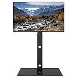 BONTEC TV Ständer Standfuß Fernsehstand für 30-70 Zoll Flach & Curved Fernseher bis zu 40 kg,...