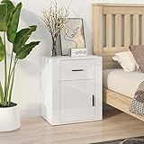 MOONAIRY Nachttisch, Nachtschrank, Nachtkonsole, Bedside Tables, Beistellschrank, Nachtkästchen,...