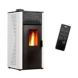 Anita Luft-Pelletofen 12 kW weiß Sannover