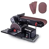 Practixx Band- und Tellerschleifer PX-BTS-370 Bandschleifer | 370W | Ø150mm Schleifteller |...