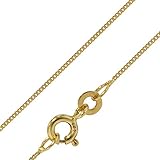 trendor Feine Panzerkette 333 Gold 0,8 mm Längen 38-60 cm elegante goldene Kette, wunderschöne...