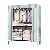 Leinwand-Kleiderschrank for Schlafzimmer, Kleiderschrank, Aufbewahrung, Organizer, Kleiderschrank,...