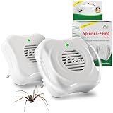 GARDIGO® Spinnenabwehr Ultraschall Stecker - 2er Set I Ultraschall Schädlingsbekämpfer für das...