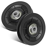 PEPLAYTAL 2 Stück Fitness Riemenscheiben Nylonlager Ersatzteile für Kabelzuggeräte Robust...