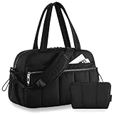 Votoko Sporttasche Damen, 24L Puffer Reisetasche Weekender Damen Gym Bag Kliniktasche Geburt Travel...