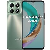 HONOR X6b Smartphone, Android Mobile Phones Without Contract (5200 mAh, 128GB/4GB, Android 14, 6,56...
