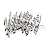 Ntcpefy Gitarrenset aus Edelstahl, 24 Bünde, 2,7 mm, für Akustikgitarren, 24 Stück