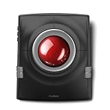 Nulea Wireless Trackball Maus, ergonomischer 55mm Trackball, einstellbarer DPI für präzise...