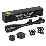Goetland Gewehr Zielfernrohr 6-24x50 AOEG Airsoft Rangerfinding Rot Grün Fadenkreuz mit Montage...