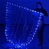 LED Light Anbetung Tanzflagge Mit Teleskopstöcken Halbkreisförmiges Design Lob Zum Feiern Und...