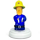 Alecto Feuerwehrmann Sam - Nachtlicht für Kinder - Schlummerlicht - Batteriebetrieben - LED...