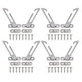 BUGUUYO 4 Sets Teiliges Edelstahl-fensterbegrenzungsset mit Geräuscharmem Stopper Verstellbaren...