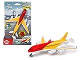 Dickie Toys - Decken-Flugzeug (18 cm) „Sky Flyer batteriebetriebener Deckenflieger mit Aufhängung...