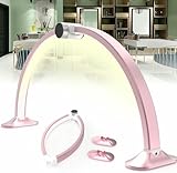 XDRGOOIUY Halbmond-Nagel-Schreibtischlampe, 76,2 cm, faltbares LED-Nagel-Techniklicht für Profis,...