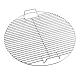 Besttoolifes Tragbarer runder Edelstahl-Grill, 44,5 cm, Outdoor-Camping, Picknick-Grill,...