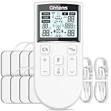 GHTENS TENS Gerät Schmerztherapie, 5-in-1 Reizstromgerät (TENS/EMS/IF/RUSS/DIY) zur...