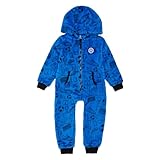 Inter Unisex-Kinder 0-28 Jumpsuit Baby-Strampler, Schwarzblau, 18 MESI