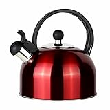ROSSETTO Wasserkessel Teekessel 2.5 Liter aus hochwertigem Edelstahl Rostfrei Induktion Wasserkocher...