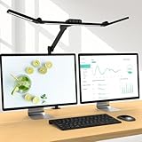 24W Superhelle Dimmbare LED Schreibtischlampe, 1500 Lumen LED Tischlampe für Haushalt und Büro mit...