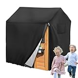 Playhouse wasserdichte Abdeckung, Garten-Cottage-Abdeckung, schwarze wasserdichte Decken von...