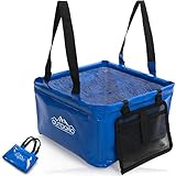 Outdoro Faltschüssel Groß - 16 Liter - Inklusive Zusatz-Tasche - Langlebiges Planen-Gewebe -...