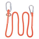 Alomejor Lanyard Klettern Seil 1.6M Sicherheits-Absturzsicherungsgurt Kleine Schnalle Luftarbeit...