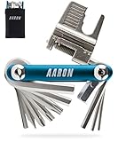 AARON Tool 20 in 1 Multitool - Fahrrad Multifunktionswerkzeug aus rostfreiem Stahl/Aluminium -...