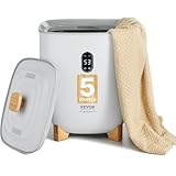 VEVOR Handtuchwärmer Eimer Wärmegerät 25 L mit LED-Anzeige & Einstellung (Timer & Temperatur) &...