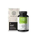 NATURE LOVE® Vitamin B Komplex – Hochdosiert: Mit 500 µg Vitamin B12 – 180 Kapseln (6 Monate)...