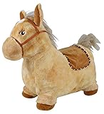 Bayer Chic 2000® Aufblasbares Hüpftier – Braunes Pferd –Mit weichem abnehmbarem Bezug &...