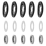 COHEALI 12 Stück Uhrwerk Zubehör für Quarz Wanduhren Unterlegscheiben Muttern und Dichtungen...