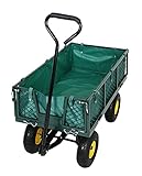 FROSAL Gartenwagen Transportwagen Phil 350 KG Luftbereifung - Bollerwagen - Handwagen -...