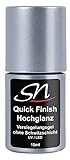 SN Nageldesign Quick Finish Hochglanz Versiegelungsgel ohne Schwitzschicht High Gloss UV & LED Flex...