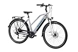 F.lli Schiano E-Wave, E Bike Trekking 28 Zoll, 36V 15Ah Abnehmbarer Akku, Motor 250W 55Nm, Trekking...