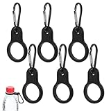 BOHUIZ 6 Stück Karabiner Flaschenhalter, Flaschenhalter Rucksack Wasserflasche Schnalle...