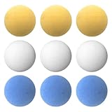 RAYNA GAMES 9 Stück Kickerbälle Profi Kickerbälle für Tischfussball Tischkicker, Leise...