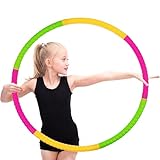 Hula Hoop Reifen Kinder, Hula Hoop Kinder, Abnehmbare Fitness Hula Hoop Reifen, Einstellbar Hula...