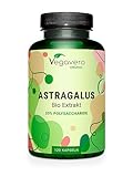 BIO Astragalus Kapseln hochdosiert | PREMIUM: 750 mg Bio Extrakt (15:1) - 11.250 mg Astragalus...