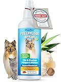 BluePet Entfilzungsspray für Hunde & Katzen = Sanft Verfilzungen Entfernen I Anti Filz Spray -...